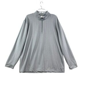 Grand Slam Performance Pullover Mens XXL Grey Quarter Zip Golf Shirt UPF 50